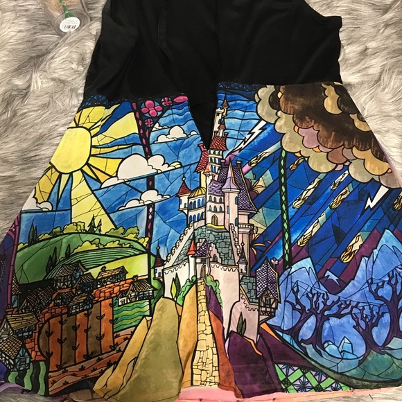 OFFERS?❤️ beauty and the beast stained glass dress - Picture 4 of 6